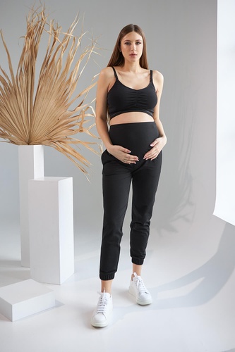 Штани для вагітних Штани спортивні для вагітних, чорний, ТМ Dianora