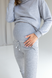 Спортивні костюми Спортивні штани для вагітних світло-сірий, DISMA Фото №2