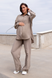 Штаны Костюм для беременных casual 4331711, оливковый, To be Фото №1