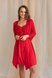 Халаты Халат с кружевом для беременных, красный, ТМ Dianora Фото №1