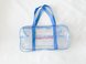 Удобные прозрачные сумки в роддом Большая сумка в роддом с карманом, синяя, Mamapack. Фото №2