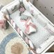 Постелька Комплект постельного белья, дизайн "Котята", розового цвета, ТМ Baby Chic Фото №3