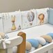 Постільна білизна Комплект постільної білизни в ліжечко Art Design Цирк + бортик коса, 6 елементів, Маленька Соня Фото №4