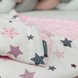Демісезонні конверти Плед Minky Stars сіро - рожевий, Маленька Соня Фото №2