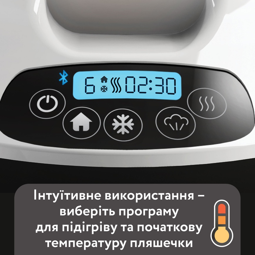 Подогреватель для бутылочек Baby Brezza Safe + Smart с функцией Bluetooth, Baby Brezza