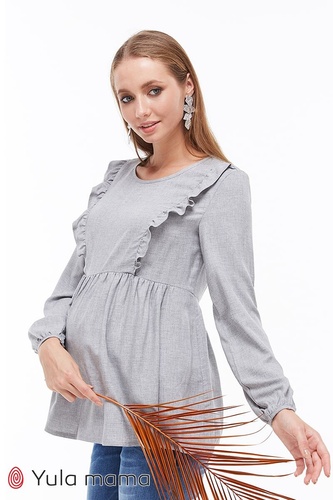 Блузи, сорочки Блузка с рюшами для беременных и кормящих MARCELA, Юла мама