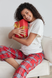 Пижамы, домашние костюмы Пижама для беременных 4395729, красная, To be Фото №1
