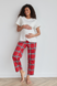 Пижамы, домашние костюмы Пижама для беременных 4395729, красная, To be Фото №3