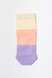 Шкарпетки Шкарпетки дитячі Веселка, набір 3 шт, жовтий, персиковий, фіолетовий, Мамин Дом Фото №2