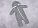 Человечки верхние Человечек флисовый Bear, серый меланж, MagBaby Фото №2