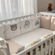 Постелька Комплект постельного белья для новорождённого Hello,Bear, цвет капучино, Маленькая Соня Фото №3