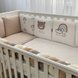 Постелька Комплект постельного белья для новорождённого Hello,Bear, цвет капучино, Маленькая Соня Фото №2