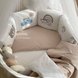 Постільна білизна Комплект постільної білизни для новонародженого Арт Дизайн Hello,Bear, капучино, Маленька Соня Фото №14