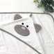 Полотенца Полотенце-уголок Мишка молочный, 80*80 см, Маленькая Соня Фото №8