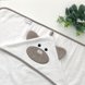 Полотенца Полотенце-уголок Мишка молочный, 80*80 см, Маленькая Соня Фото №6