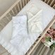 Одеяла и пледы Плед-конверт универсальный с бантом, белый, Baby Chic Фото №3