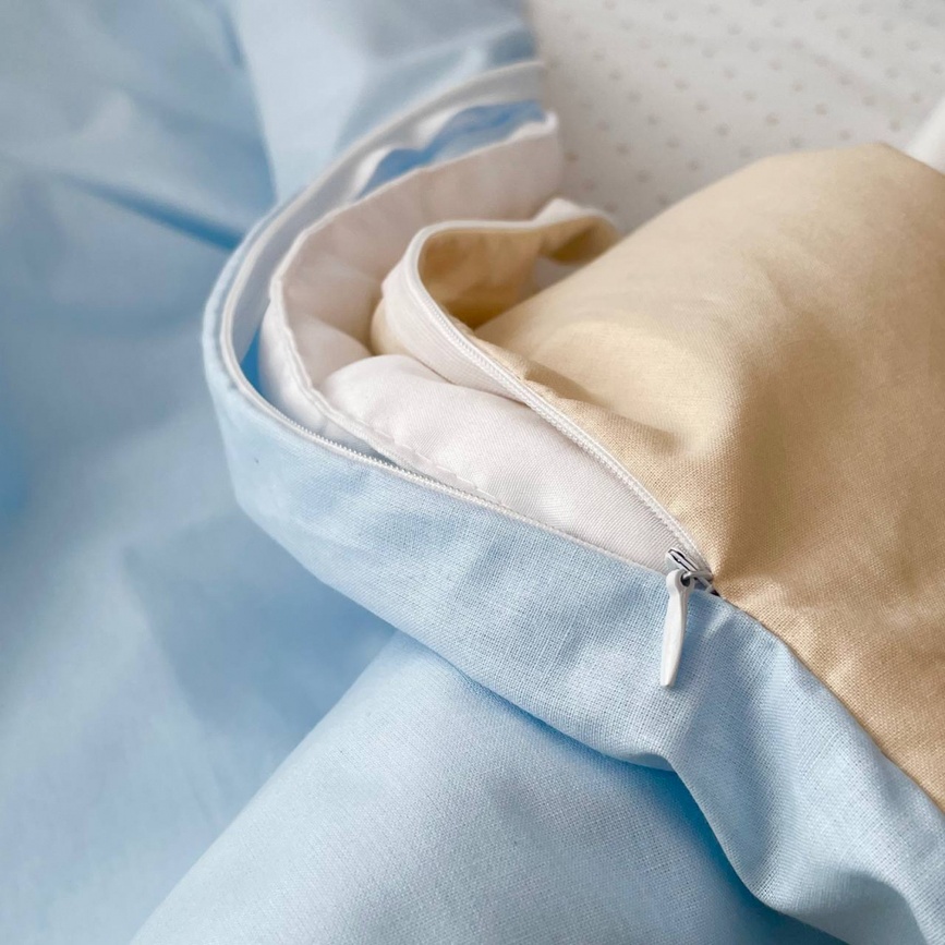 Постелька Комплект постельного белья для новорождённого Baby Teddy, цвет голубой, Маленькая Соня