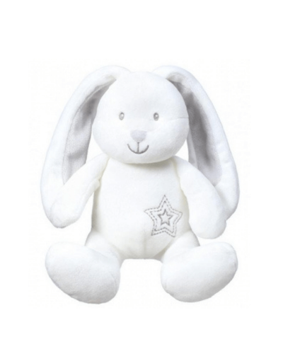 Мягкие игрушки Обнимашка для малышей Кролик Джимми 18х23 см, BabyOno