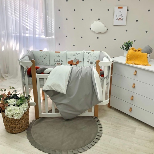 Постільна білизна Комплект постільної білизни в ліжечко Art Design Морквинка, стандарт, 6 елементів, Маленька Соня