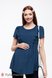 Блузы, рубашки Блузка с оборками для беременных и кормящих мам ALICANTE, синий, Юла Мама Фото №4