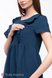 Блузы, рубашки Блузка с оборками для беременных и кормящих мам ALICANTE, синий, Юла Мама Фото №2