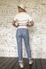 Брюки для вагітних та годуючих мам Стильні штани для вагітних, сині в білу смужку, ТМ Dianora Фото №3