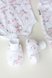 Боди с длинным рукавом Комплект для новорожденных Wind (боди, ползунки, шапочка, царапки, пинетки) цветы, MagBaby Фото №2