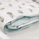 Постелька Сменный комплект постельного белья в кроватку Baby Mix Перо мята, 3 элемента, Маленькая Соня Фото №4