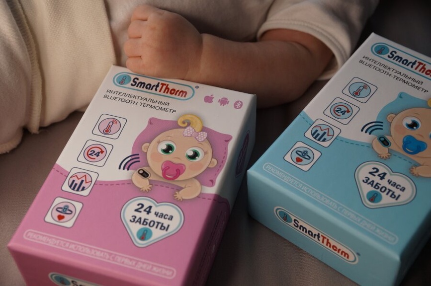 Дитяча аптечка  Інтелектуальний bluetooth-термометр, молочний, SmartTherm