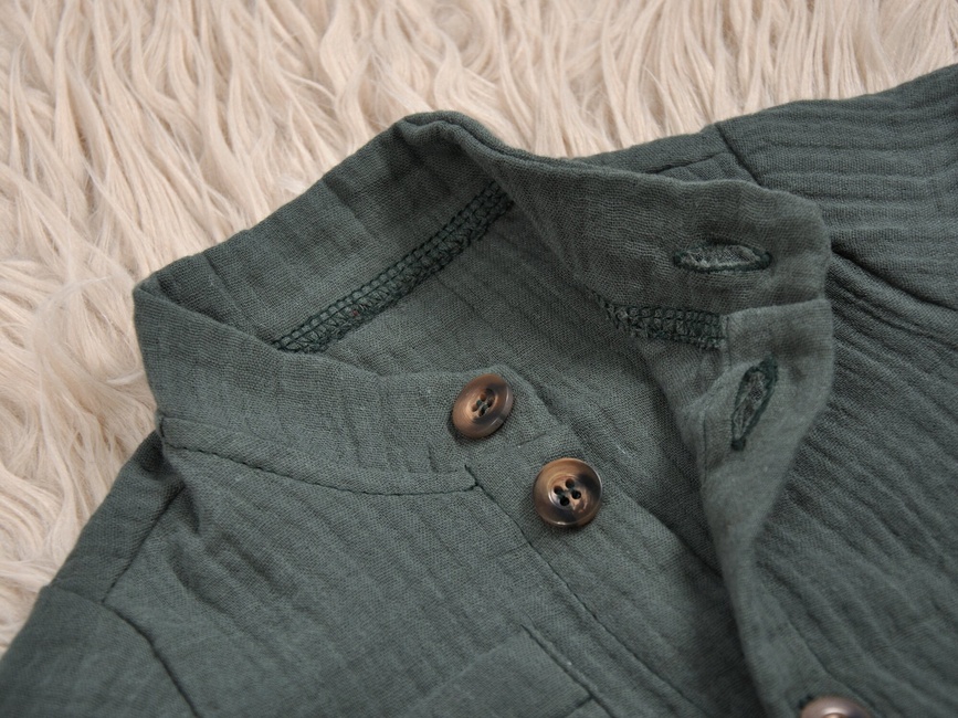 Літні комплекти Муслінова сорочка з шортами Ned, морська хвиля, MagBaby