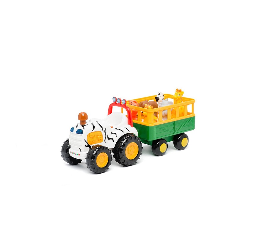 Рольові іграшки Ігровий набір Трактор Сафарі (світло, озвуч., Російський), ТМ Kiddieland