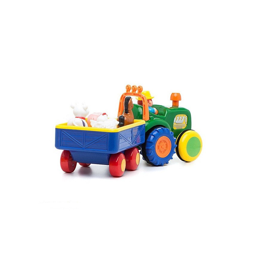 Рольові іграшки Ігровий набір Трактор Ферма (світло, озвучка, російський), Kiddieland