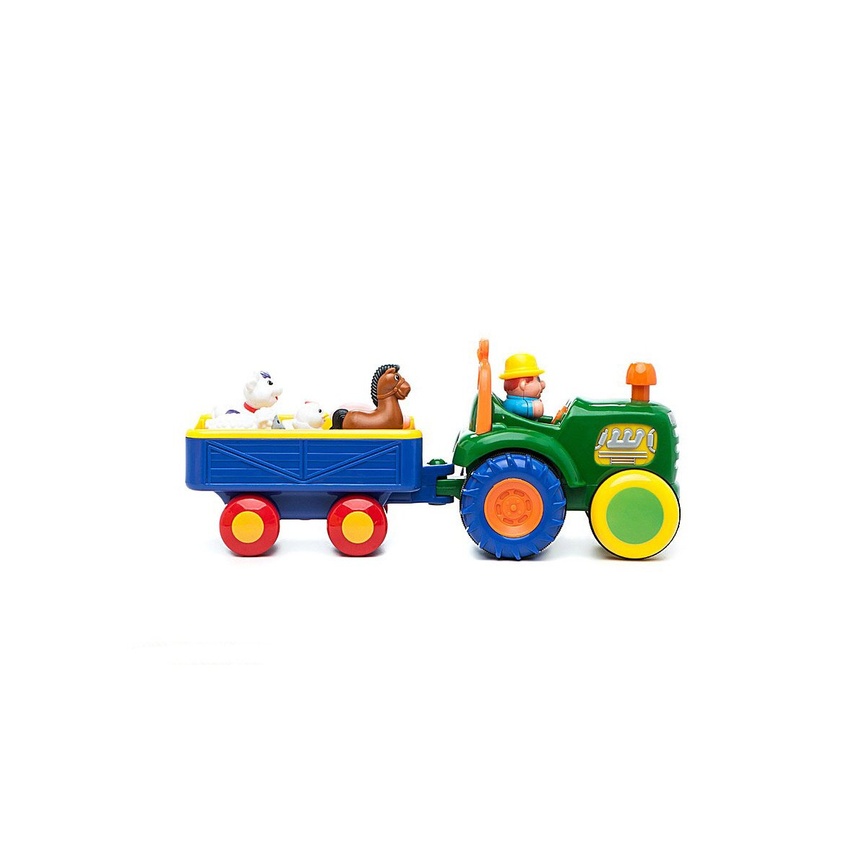 Рольові іграшки Ігровий набір Трактор Ферма (світло, озвучка, російський), Kiddieland
