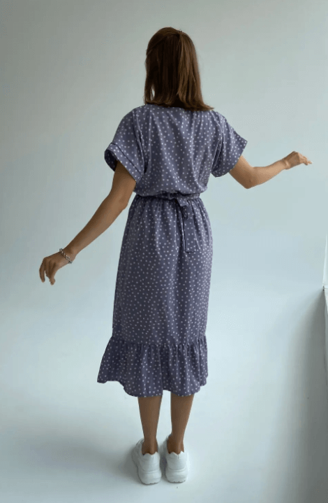 Платье для беременных и кормящих мам 4337748 деним, To be, Сине-фиолетовый, 42