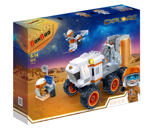 Конструктори Конструктор "Космічні дослідження" (350 елм.) Марсохід з обладнанням , Banbao
