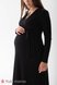 Платья на каждый день Платье ангоровое теплое, рубчик для беременных и кормящих мам PAMELA, черный, Юла мама Фото №5