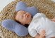 Подушки Дитяча подушка для новонароджених Butterfly, синій зигзаг, MagBaby Фото №1