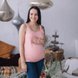 Майки для беременных  Майка для беременных и кормящих Персиковая, Love & Carry Фото №3