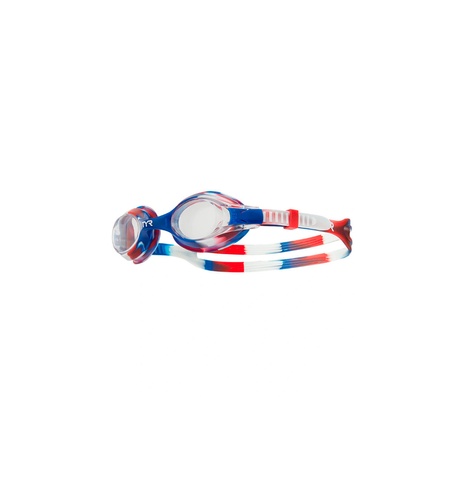 Очки для плавания TYR Swimple Tie Dye Kids, Red/Navy (642),TYR, Разноцветный