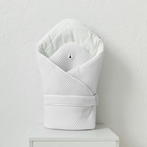 Конверт-одеяло для новорожденных вафельный Kyle, белый, MagBaby