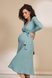 Плаття на кожен день Сукня на запах з теплого трикотажу для вагітних та годуючих Pamela, полин, Юла мама Фото №7