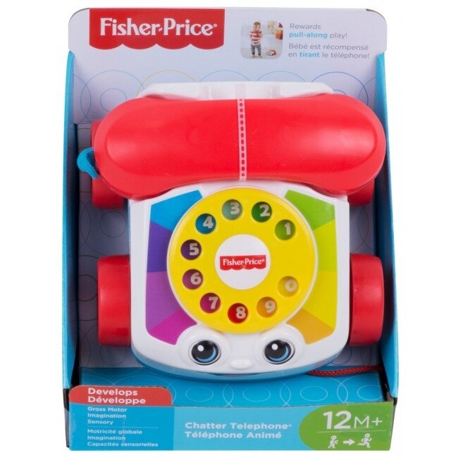 Каталки, штовхачі Іграшка-каталка Веселий телефон, Fisher-Price