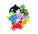 Іграшки в ванну Набір іграшок для купання FIXI Морські тварини, KINDERENOK Фото №3