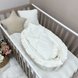 Коконы для новорожденных Комплект (кокон с рюшем + подушка + плед) Молочный, Baby Chic Фото №1