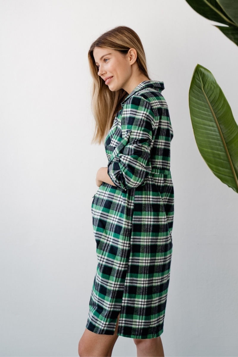 Платье для беременных 4206729, зеленый, To be, Зеленый, 42