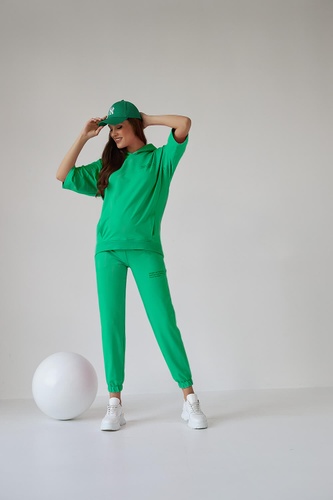 Спортивні костюми Костюм спортивний для вагітних та годуючих мам, яскраво-зелений, ТМ Dianora