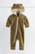 Человечки верхние Человечек флисовый Bear, коричневый, MagBaby Фото №1