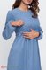 Плаття на кожен день Сукня вельветова для вагітних і годуючих PHYLLIS, джинсово-блакитний, Юла мама Фото №3