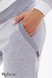 Спортивные костюмы Спортивные брюки для беременных BENJI, серый меланж, Юла мама Фото №4