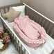 Коконы для новорожденных Комплект (кокон с рюшем + подушка + плед) Пудра, Baby Chic Фото №1